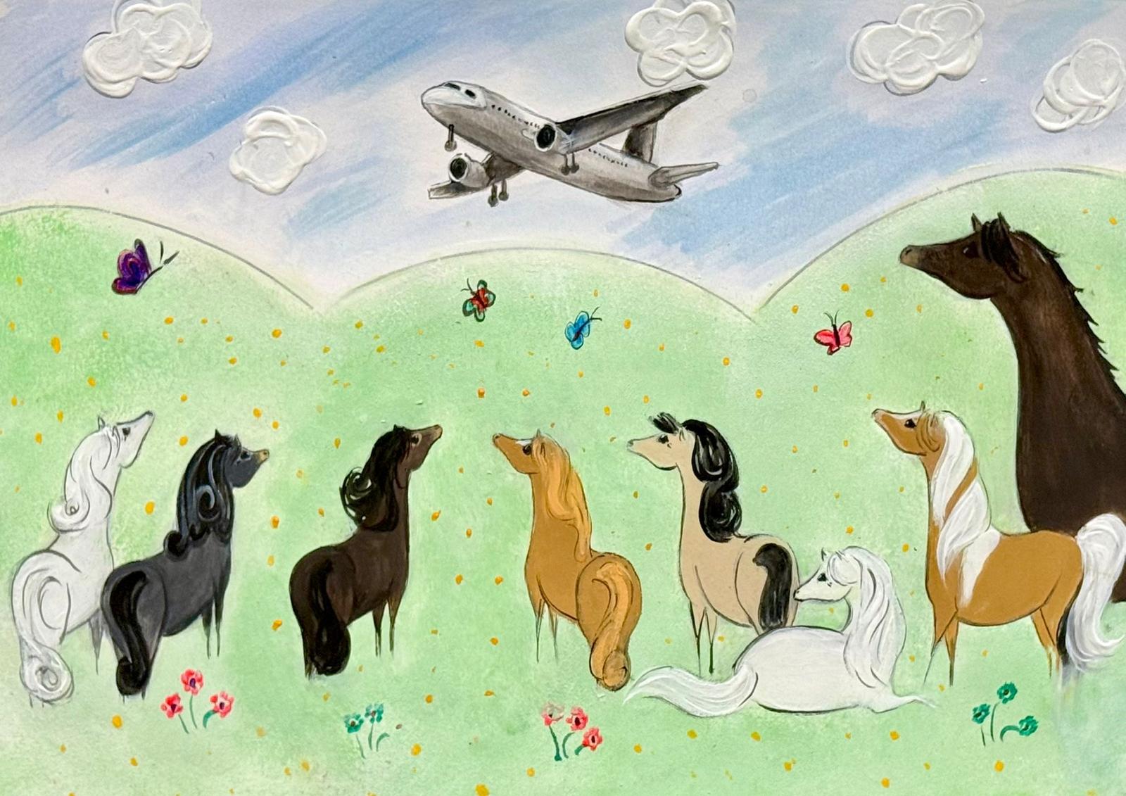 An illustration of the Happy Hooves herd